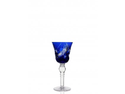 Wine goblet  - Starry Sky - Blue