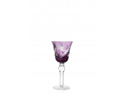 Wine goblet  - Starry Sky - Purple