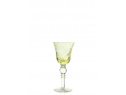 Wine goblet  - Starry Sky - Yellow