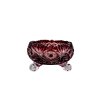 Bowl - Tripod Bowl - Ruby Red - Dhalia