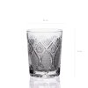 Conical whiskey glass - Peacock butterfly (340 ml)
