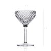 Cocktail Glass - Grid (230ml)