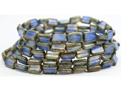 Table cut beads -Rectangles - 12x8mm