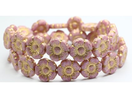 Flowers-5- 18mm - Pressed beads