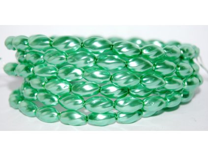 Pressed - Olive 14x8mm