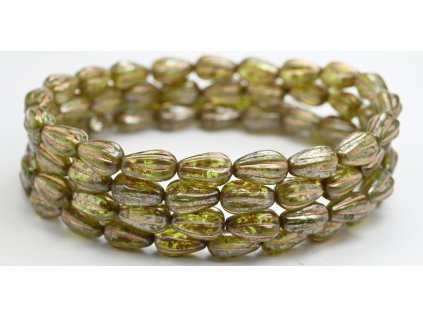 Pressed Beads - 13x8mm
