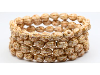 Pressed Beads - 11x9 mm