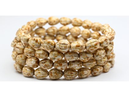 Pressed Beads - 11x9 mm