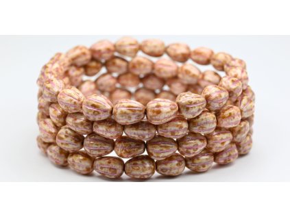 Pressed Beads - 11x9 mm