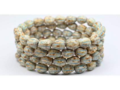 Pressed Beads - 11x9 mm