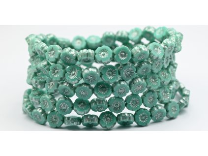 Hawaii flowers 8mm - Table cut beads