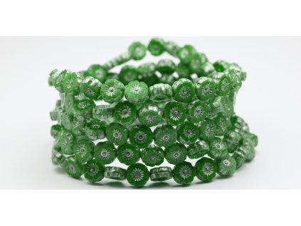 Hawaii flowers 8mm - Table cut beads