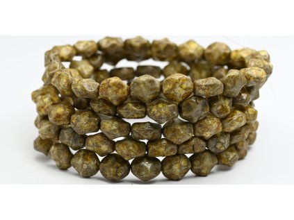 Pressed beads - 9x8mm