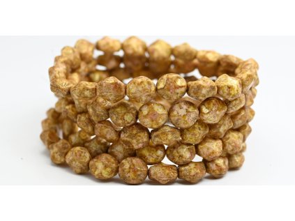 Pressed beads - 9x8mm