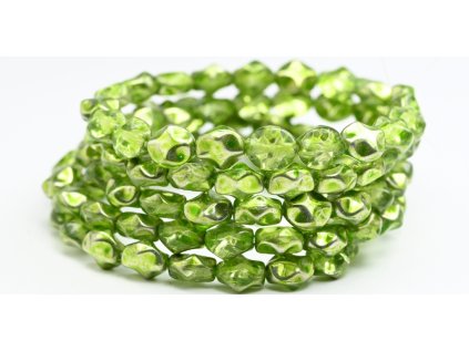 Pressed beads - 9x8mm