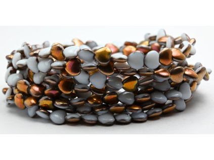 Pressed beads- Hearts 8mm