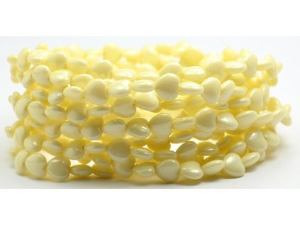 Pressed beads- Hearts 8mm