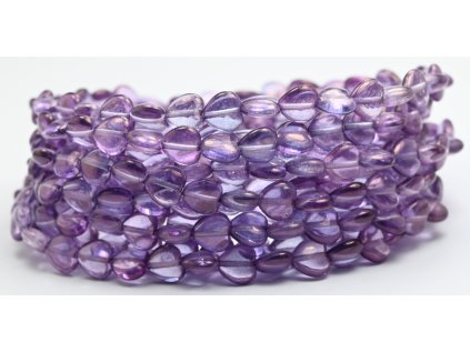 Pressed beads- Hearts 8mm