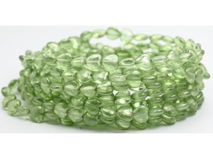 Pressed beads- Hearts 8mm