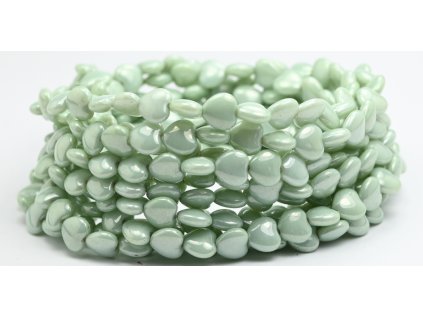 Pressed beads- Hearts 8mm