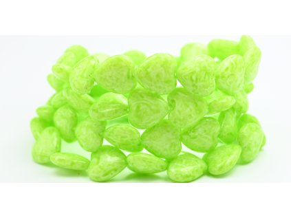 Pressed beads -Heards 16x15mm