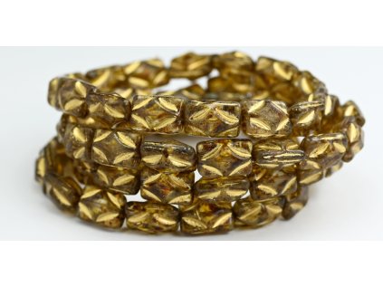 Pressed Beads - 12x8mm