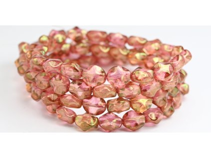 Pressed beads - 9x8mm