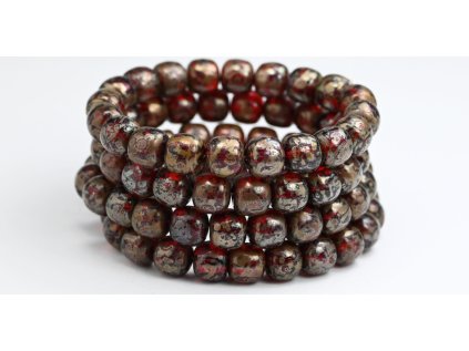 Pressed beads - 9x8mm