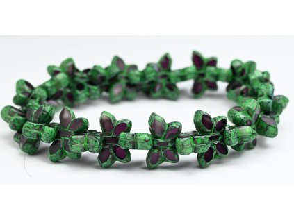 Butterfly - Table cut beads -20x12mm