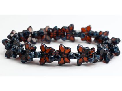 Butterfly - Table cut beads -20x12mm