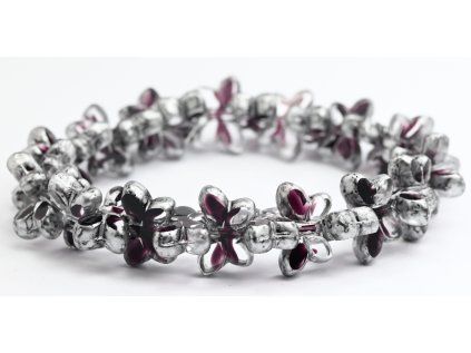 Butterfly - Table cut beads -20x12mm