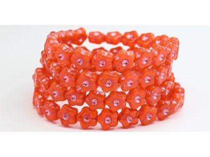 Flowers 11mm - pressed beads