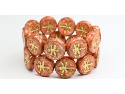 The Dragonfly - 17mm - Pressed beads