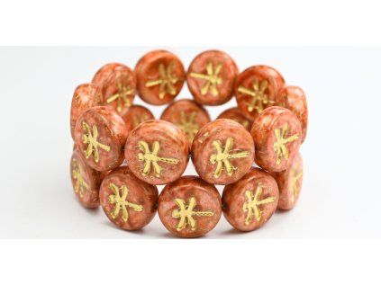 The Dragonfly - 17mm - Pressed beads