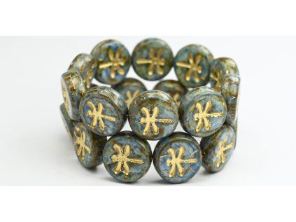 The Dragonfly - 17mm - Pressed beads