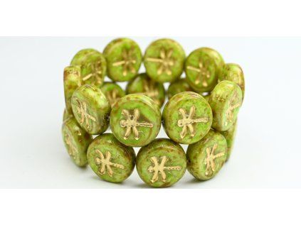 The Dragonfly - 17mm - Pressed beads