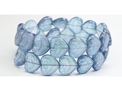 Hearts - 18x17mm - Pressed beads