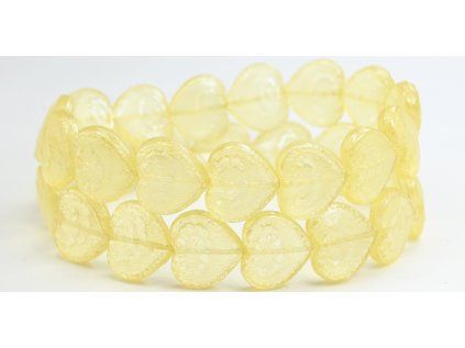 Hearts - 18x17mm - Pressed beads