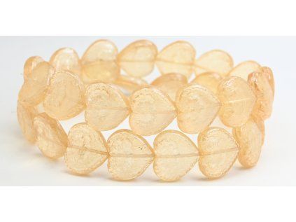 Hearts - 18x17mm - Pressed beads