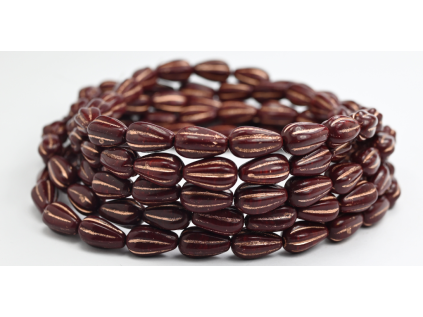 Pressed Beads - 13x8mm