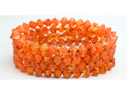 Pressed beads - fantasy 8mm