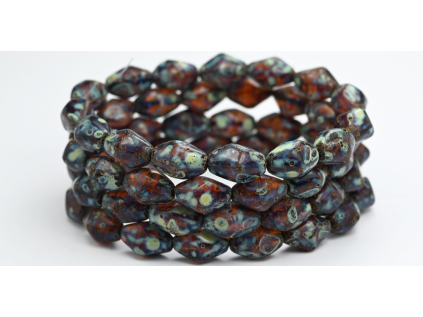 Pressed Beads - 14x10mm