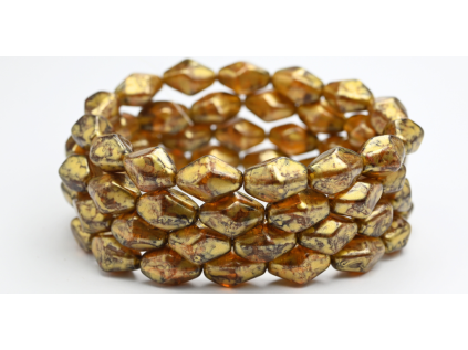 Pressed Beads - 14x10mm