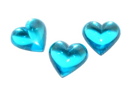 Cabochons - Hearts 25x25mm