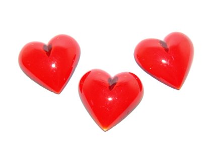 Cabochons - Hearts 25x25mm (without similization)