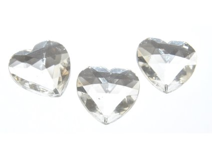 Cabochons - Hearts 25x24mm