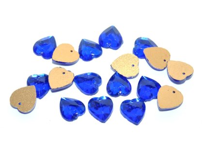 Cabochon - Sewing - Hearts 10x9mm