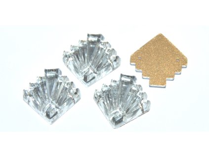 Cabochon - Sewing - Leaf 18x18mm