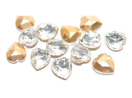 Cabochons - Hearts 9x8mm