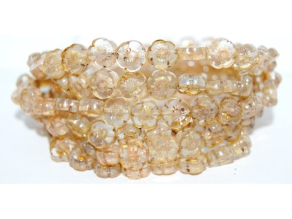 Hawaii flowers 10mm - Table cut beads